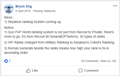 Added Military Ranking System