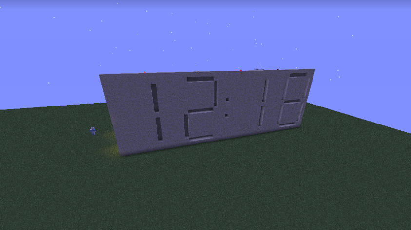 Digital Clock by Redstone Builder